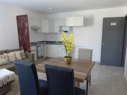 Departamento En Venta En Coyoacán, Pedregal De Santa Ursula A 5 Minutos Del Periférico. Nuevo, 2 Recamaras, 1 Baño, 1 Estacionamiento