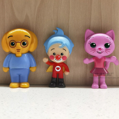 6pcs/set Plim Plim Clown Acción Figura Modelo Juguete Regalo