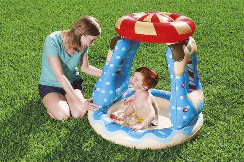 Imagen 5 de 7 de Pileta Bestway Para Bebes Candy 91 X 91 X 89 Cm Jeg 52270