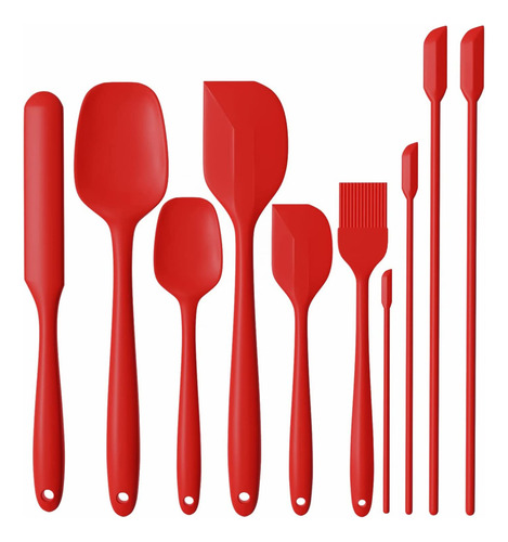 Juego De Espátulas Silicona 10 Piezas, Espátulas De Silicona