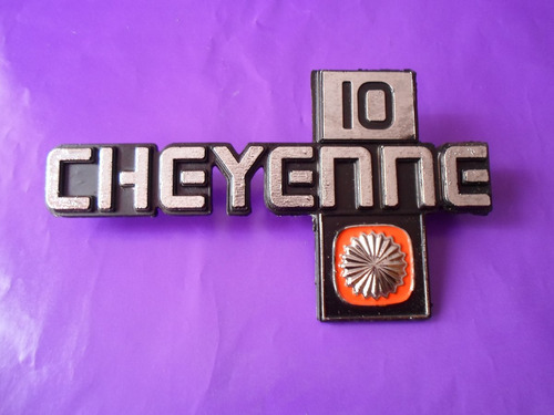 Emblema Cheyenne 10 Chevrolet Camioneta
