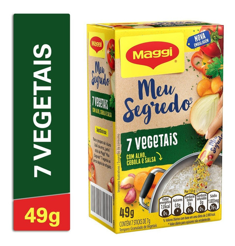 Tempero Meu Segredo Maggi 7 Vegetais 49g