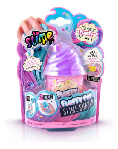 Slime Canal Toys Fluffy Shaker Morado