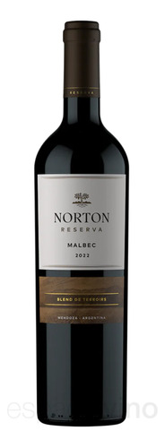 Vino Norton Reserva Malbec X6 Un. De Norton