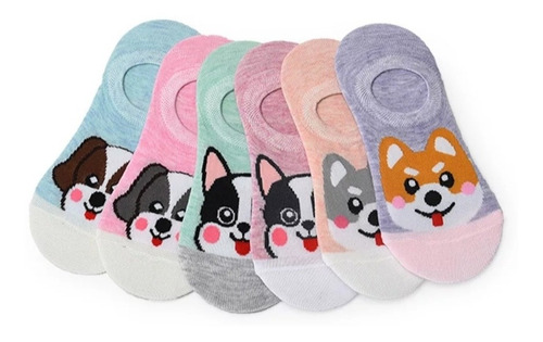 Calcetines Invisibles De Animales 3d 6 Pares