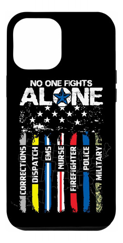 Funda Para  12 Pro Max   Responders American Thin Line ...