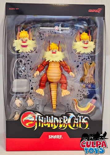 --- Culpatoys Jaga Toy Clasico Los Thundercats Super 7 --- (Usado)
