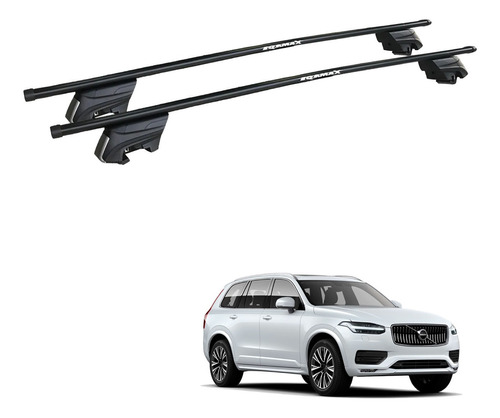 Rack Bagageiro Eqmax Beta Preto Volvo Xc 90 2019