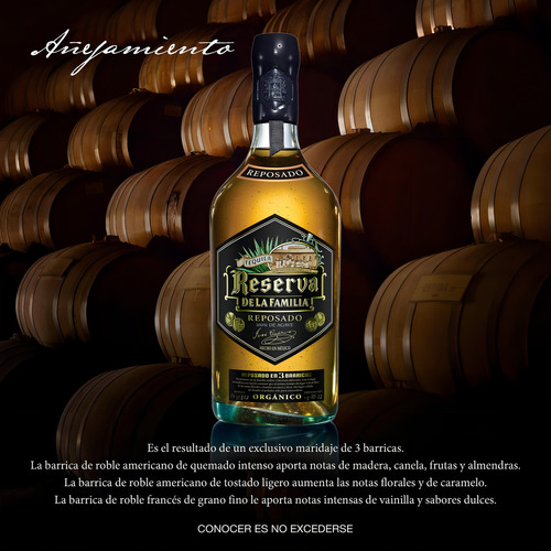 Tequila Reserva Reposado Orgánico 750ml