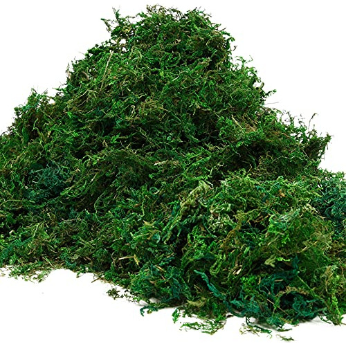 Musgo Artificial Falso, Musgo Verde Seco De 10.6 Oz/300...