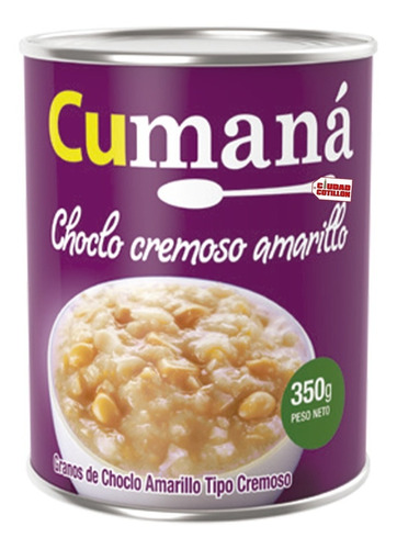 Lata Choclo Amarillo Cremoso 350g Cumaná - Ciudad Cotillón