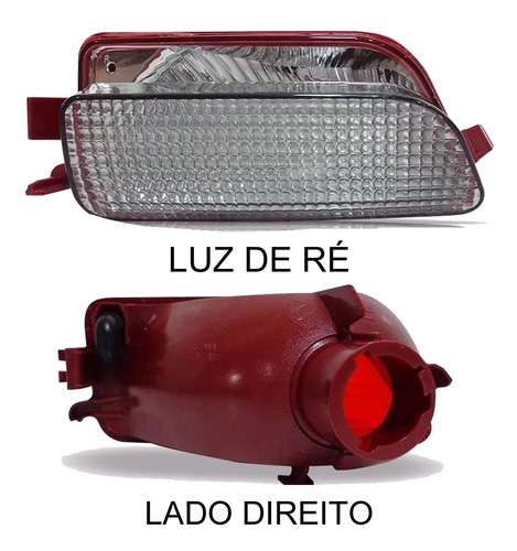 Imagem 3 de 3 de Refletor Luz Ré Parachoq C4 Hatch 2009 2010 2011 2012 L/dir