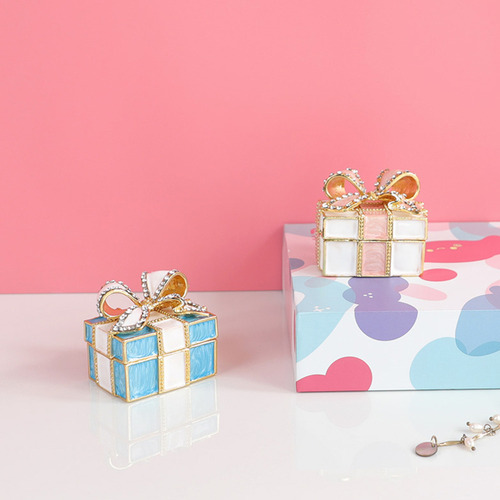 Joyas, Cajas De Regalo, Joyero Con Lazo, Para Bodas