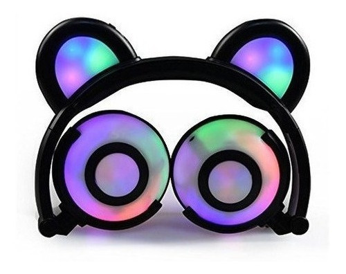 Auriculares Plegables De Oreja Recargable Auriculares Panda