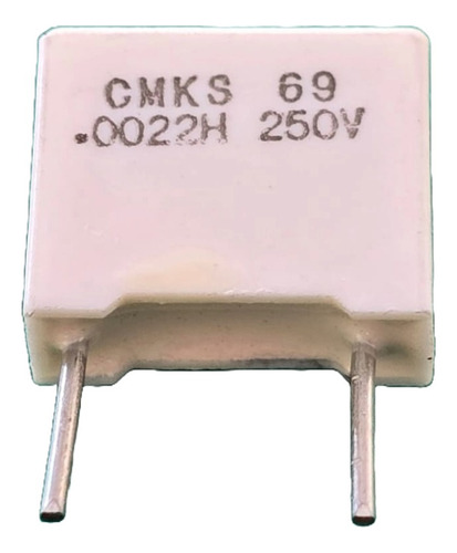 1x Capacitor Poliester 2,2nf/250v = 2k2/250v 3% 7,5mm