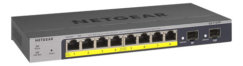 Switch Inteligente Gigabit Ethernet Poe De 10 Puertos Netgea