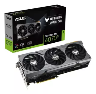 Tarjeta de video Nvidia Asus TUF Gaming GeForce RTX 40 Series RTX 4070 Ti TUF-RTX4070TI-O12G-GAMING OC Edition 12GB