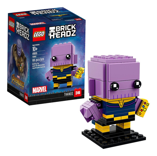 Figuras Para Armar Lego Brickheadz Thanos 41605 Kit De  Fgr