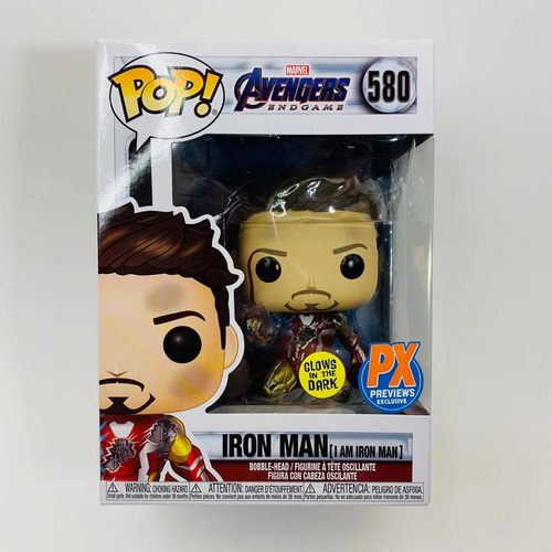 Funko Pop! Marvel: I Am Iron Man #580 Exclusivo Px