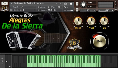 Librería Kontakt Estilo Alegres De La Sierra.