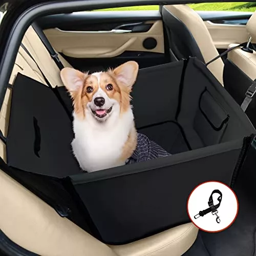 Asiento Coche Perro Mediano, Impermeable, Protector