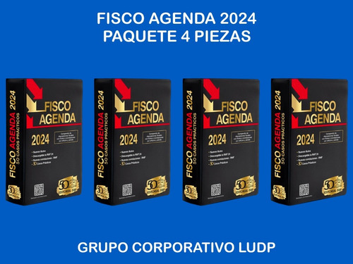 Fisco Agenda 2024 (4 Piezas) Precio Especial Para Mayoristas