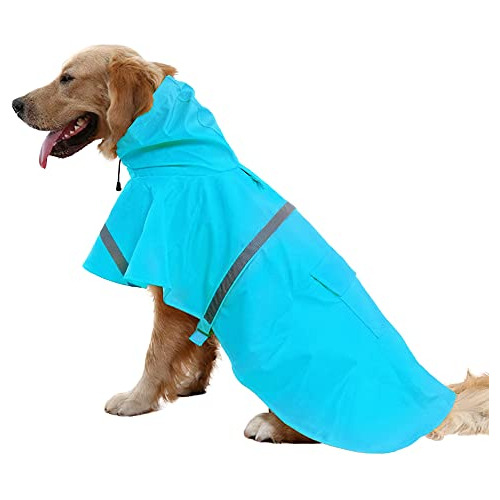 Nacoco Chubasquero Para Perros Grandes, Ropa Ajustable Para 