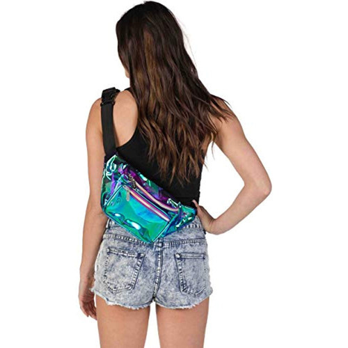 Imagen 5 de 5 de Sojourner Bags Holographic Rave Fanny Pack
