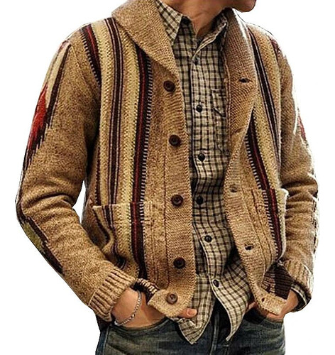 Chaqueta De Punto Para Hombre, Chaqueta De Punto Urbana Para