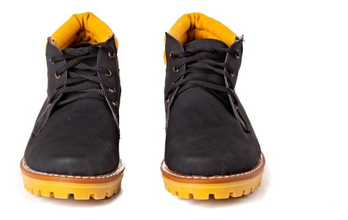Imagen 3 de 3 de Zapatillas Botitas Hombre Urbanas Cuero Eco De Vestir Import