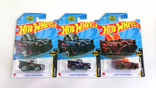 Hot Wheels Batman Clasic Tvseries Batmobile Las 3 Variantes 