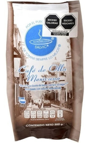 Café De Olla Salvic Mexicano 500 G (2 Bolsas)