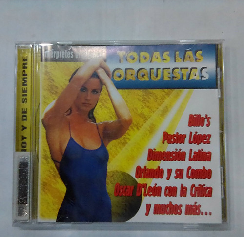 Todas Las Orquestas. Interpretes Originales. Cd Usado. Qqa.