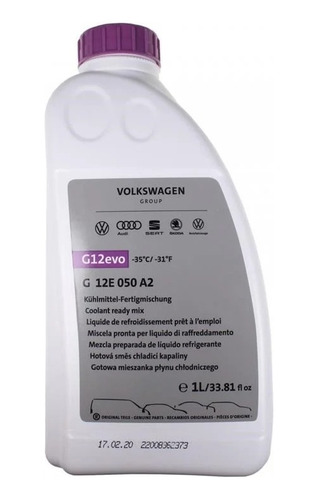Aditivo 1 Litro Para Radiador Linha Audi Vw E Audi