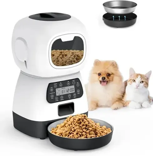 Alimentador Automático RoHS Elf para Cães e Gatos com 3,5L Branco