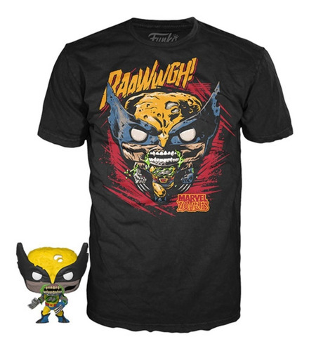 Funko Pocket & Tee Marvel Wolverine M
