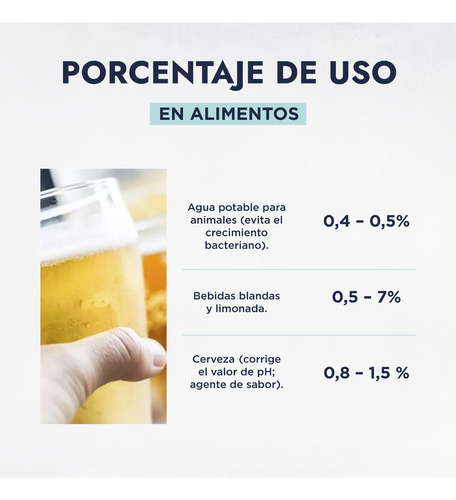 Imagen 5 de 10 de Acido Láctico Al 88% Ups 1 Kilo