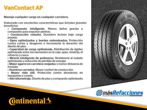 Llanta Continental Vancontact Ap C 205/70r15 106/104 R