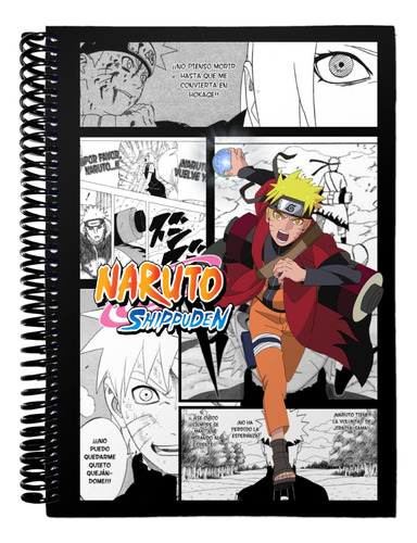 Cuaderno Libreta Anotador A6 Lisa - Naruto Uzumaki 80