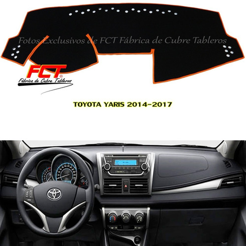 Cubre Tablero - Toyota Yaris - 2014 2015 2016 2017 Salmón