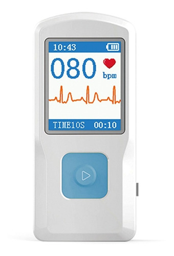 Pm10 Máquina Ecg Ekg Portátil Pantalla A Color