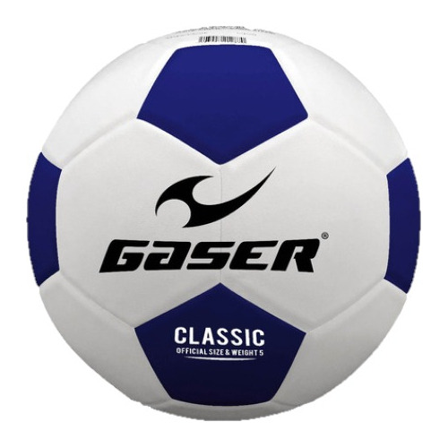 Balón Gaser Futbol Classic Laminado Mate No. 5 Azul