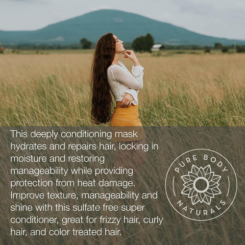 Máscara De Coco Aceite De Pelo, Deep Tratamiento Acondiciona