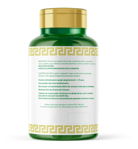 Imagem 5 de 7 de Licopeno + Selênio Antioxidante 60 Cáps Macrophytus