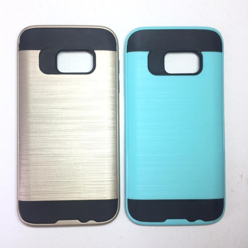 Imagen 1 de 3 de Protector Funda Samsung Galaxy S7 Dorado O Azul