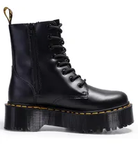 Comprar Dr. Martens Botas Negras Botas De Mujer De Piel Natural
