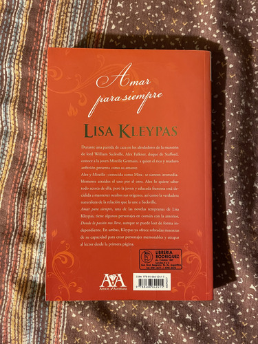 Libro Amor Para Siempre De Lisa Kleypas (Usado)
