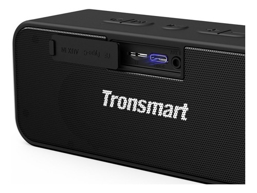 Parlante Tronsmart Tronsmart T2 Plus actualizado t2 plus actualizado portátil con bluetooth waterproof negro 220V