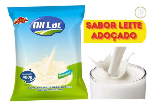 Leite Pó Composto Lácteo Sabor Leite Adoçado Kit 10 Pacotes