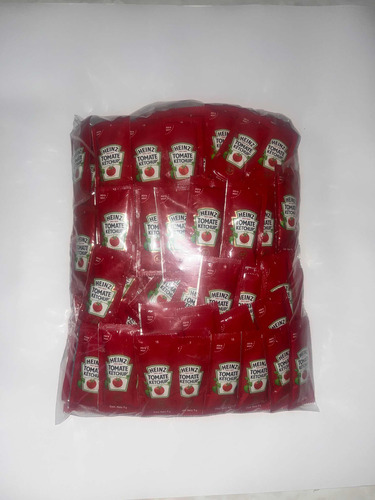 Salsa Ketchup Heinz Porcionada  200 Sobres De 9grs Cada Uno